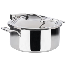 Stainless Steel Chafing Dish Induction 305 x 175mm 4 Litre Stainless Steel Chafing Dish Induction 305 x 175mm 4 Litre