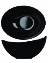 Churchill Moonstone Buffet Bowl Black Melamine    35.5cm/158oz Churchill Moonstone Buffet Bowl Black Melamine    35.5cm/158oz