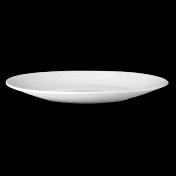 Distinction Contour Plate White Alumina Vitrified 11.75Inch Distinction Contour Plate White Alumina Vitrified 11.75Inch