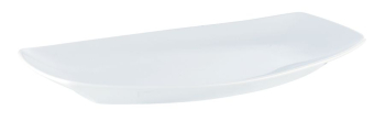 Porcelite Convex Oval Plates 15Inchx8.75Inch 38x22cm Porcelite Convex Oval Plates 15Inchx8.75Inch 38x22cm