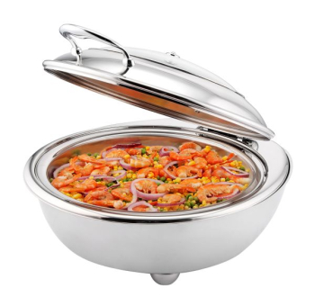 Genoa Round Chafer 6.8 litre With Electric Heating Plate Genoa Round Chafer 6.8 litre With Electric Heating Plate