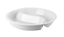 Ceramic Insert 39cm For Round Chafer - Divided Ceramic Insert 39cm For Round Chafer - Divided