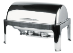 Elite Rolltop Chafing Dish 1/1GN Pan, 2 Fuel Holders Elite Rolltop Chafing Dish 1/1GN Pan, 2 Fuel Holders