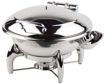 Globe Glass/Mirror Polished Chafing Dish 350x500x450mmH Globe Glass/Mirror Polished Chafing Dish 350x500x450mmH
