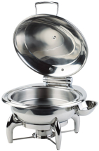 Globe Mirror Polished Chafing Dish 35x50x45cmH Round 6ltr Globe Mirror Polished Chafing Dish 35x50x45cmH Round 6ltr