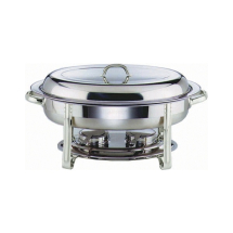 Oval Chafing Dish St/St 320x540x300mm 5ltr Oval Chafing Dish St/St 320x540x300mm 5ltr
