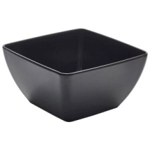 Large Square Melamine Bowl Black Large Square Melamine Bowl Black