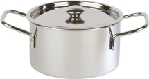 Casserole with Lid 4.75inchx2.25inch Stainless Steel 12x6cm Casserole with Lid 4.75inchx2.25inch Stainless Steel 12x6cm