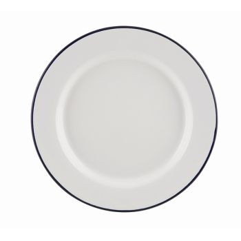 White/Blue Enamelware Baking Tray 31x25x5cm White/Blue Enamelware Baking Tray 31x25x5cm
