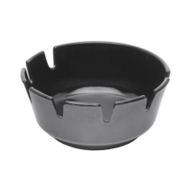 Ashtray  Black Melamine     4.5inch   Stackable Ashtray  Black Melamine     4.5inch   Stackable