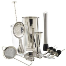 Cocktail Bar Kit Stainless Steel 11 Pieces Cocktail Bar Kit Stainless Steel 11 Pieces