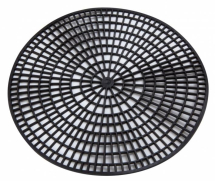Tray Mat Anti Slip Round 16inch  Black Tray Mat Anti Slip Round 16inch  Black