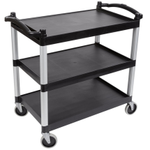 Cambro Black Utility Cart 3 Tier         1015x540x950mmH Cambro Black Utility Cart 3 Tier         1015x540x950mmH