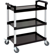 Service Trolley Black 3 Tier         1003x505x970mmH Service Trolley Black 3 Tier         1003x505x970mmH