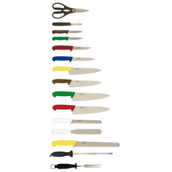 15 Piece Colour Coded Knife Set and Heavy Duty Case 15 Piece Colour Coded Knife Set and Heavy Duty Case