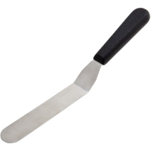 Flexible Pallette Knife 7.5inch Cranked Handle Black Flexible Pallette Knife 7.5inch Cranked Handle Black