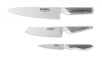 Global 3pce Kitchen Knife set contains G-2, GS-5, GS-38 Global 3pce Kitchen Knife set contains G-2, GS-5, GS-38