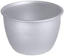 Pudding Basin Aluminium 5cm Rolled Edge Pudding Basin Aluminium 5cm Rolled Edge