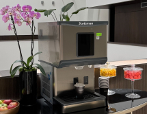 Scotsman Self Serve Ice Machine and Chilled Water Dispenser Table Top     427x552x619mmH Scotsman Self Serve Ice Machine and Chilled Water Dispenser Table Top     427x552x619mmH