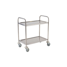 Clearing Trolley 2 Tier Stainless Steel    860x530x920mmH Clearing Trolley 2 Tier Stainless Steel    860x530x920mmH
