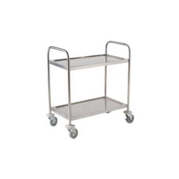 Clearing Trolley 2 Tier Stainless Steel    860x530x920mmH Clearing Trolley 2 Tier Stainless Steel    860x530x920mmH