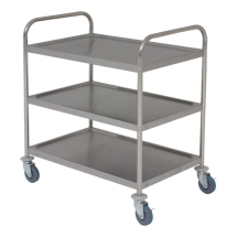 Clearing Trolley, 3 Tier Stainless Steel 860x530x920mmH Clearing Trolley, 3 Tier Stainless Steel 860x530x920mmH