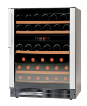 Vestfrost Dual Zone Wine Fridge W45 Black 44 Bottles 595x573x820mmH Vestfrost Dual Zone Wine Fridge W45 Black 44 Bottles 595x573x820mmH